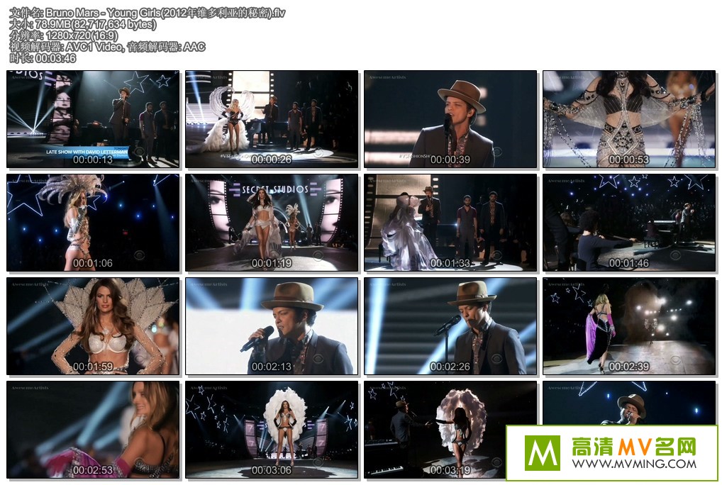 ŷ���ֳ�����-Bruno Mars - Young Girls(2012��ά�����ǵ�����) �ٶ�91.5M(1)