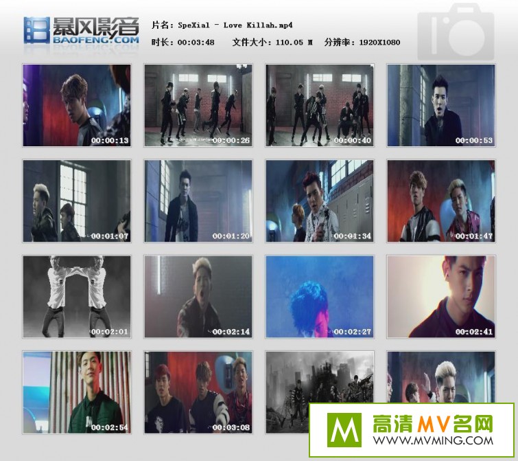 ����MV����-SpeXial - Love Killah���ٶ���/MP4/110MB��(2)