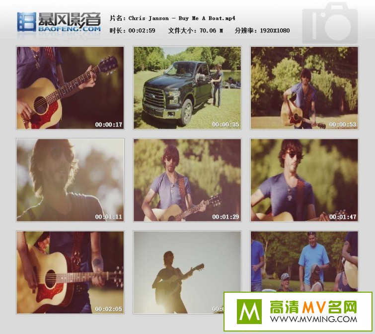 ŷ��MV����-Chris Janson - Buy Me A Boat������/MP4/70MB��(1)