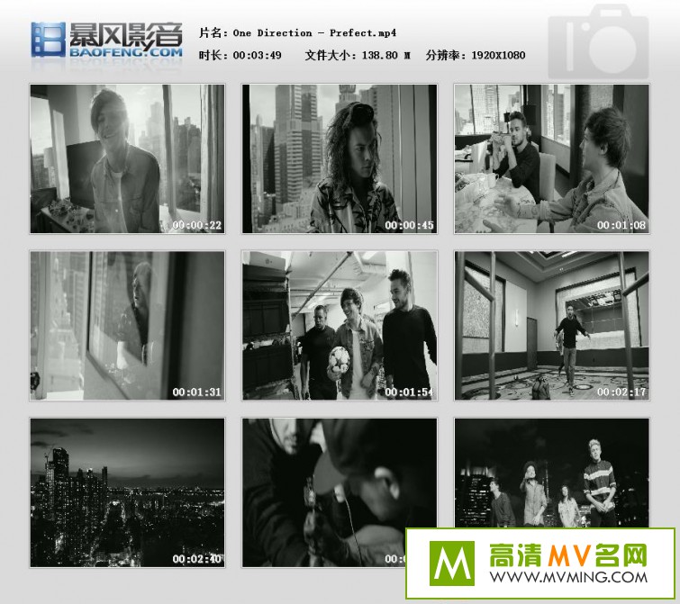 ŷ��MV����-One Direction - Prefect������/MP4/138MB��(1)