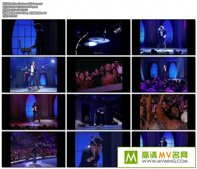 ŷ��MV����-���˶�.�ܿ�ѷ Michael Jackson - BillieJean �ֳ���[�ٶ�����/1080P/MP4/296M](1)