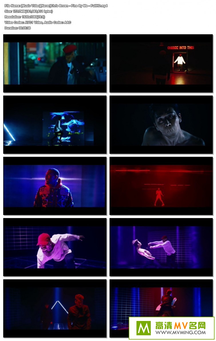 ŷ��MV����-Chris Brown - Fine By Me (NAVER)[BD/MP4/172MB](1)