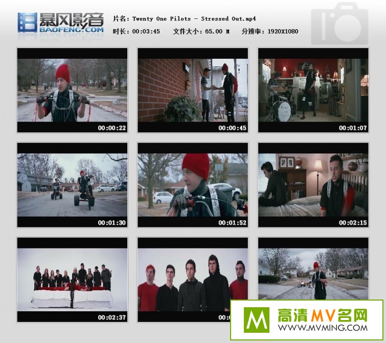 ŷ��MV����-Twenty One Pilots - Stressed Out������/MP4/65MB��(1)
