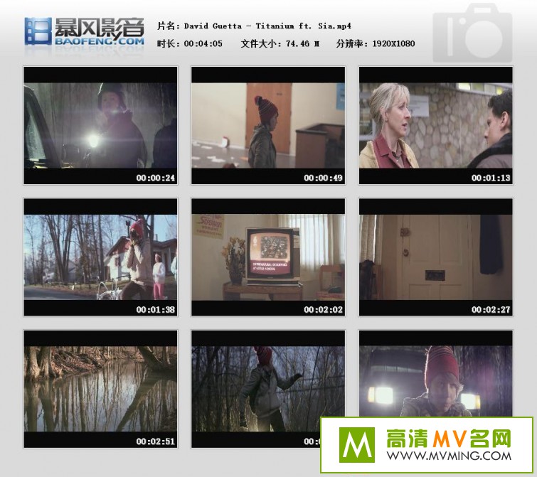 ŷ��MV����-David Guetta - Titanium ft. Sia������/MP4/74MB��(1)