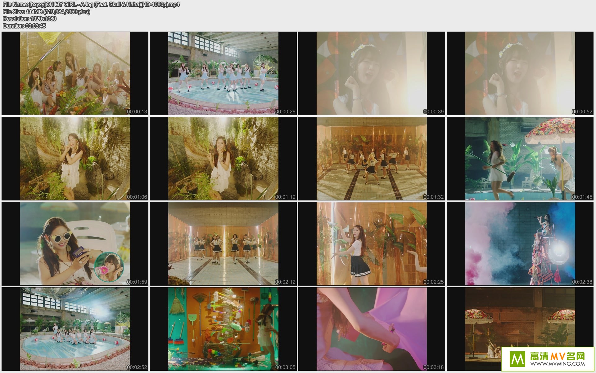 ����MV����-OH MY GIRL - A-ing (Feat. Skull & Haha)(MP4/114M)(1)