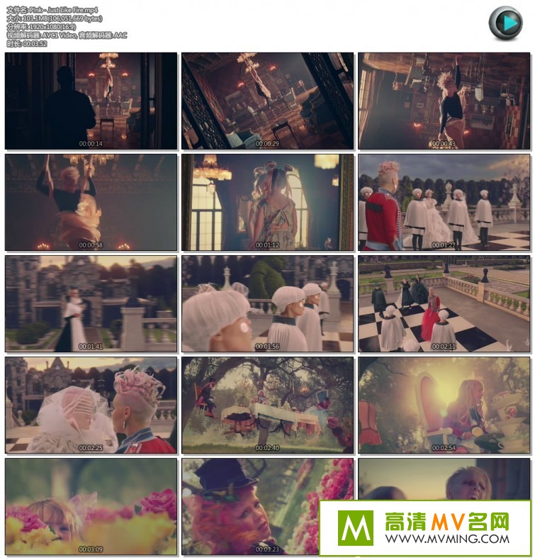ŷ��MV����-�ۺ���� P!nk - Just Like Fire [�ٶ�����/MP4/101M](1)