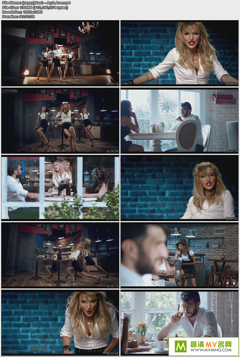 ŷ��MV����-�Ը�Ů�� Nazlı - Açık Ara(mp4/105/�ٶ�)(1)