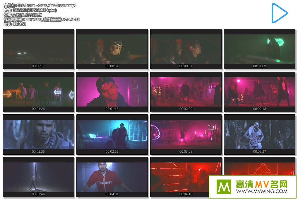ŷ��MV����-Chris Brown - Grass Ain't Greener(1080p/mp4/194m)(1)