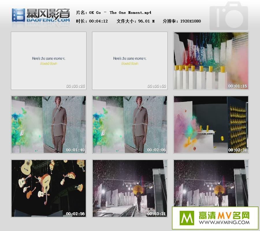 ŷ��MV����-OK Go �C The One Moment������/MP4/96MB��(1)